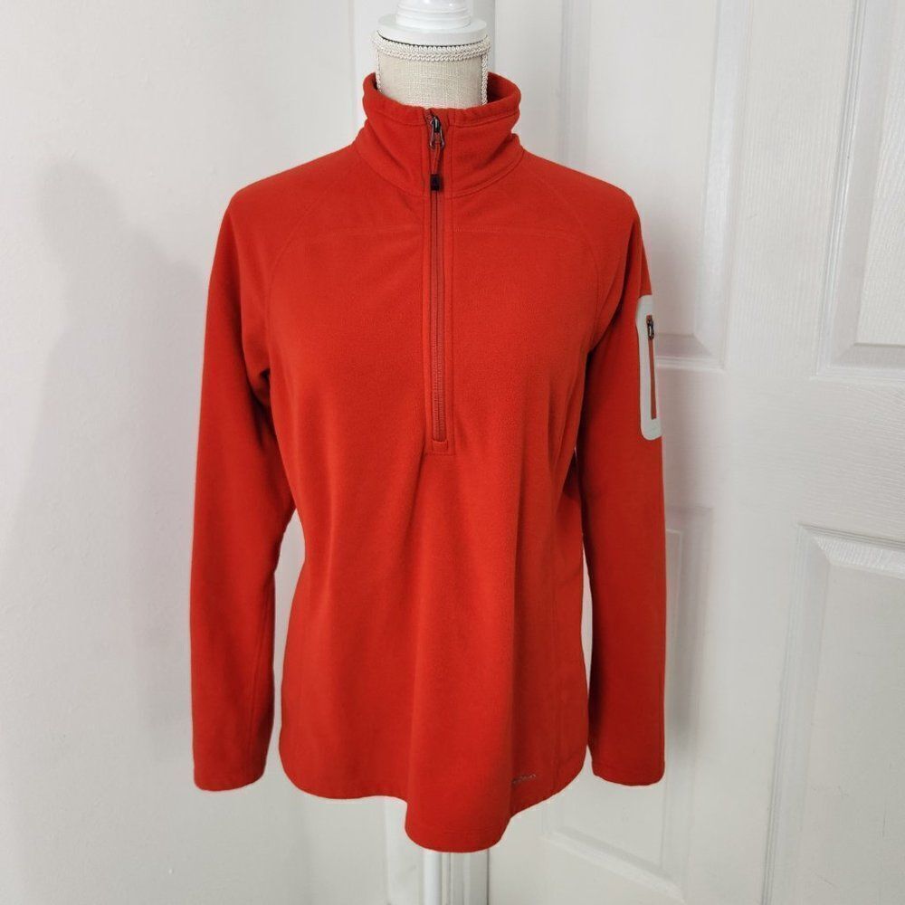 Eddie Bauer First Ascent Pullover Womens PL Red Fleece Hiking Climbing Gorpcore - Picture 14 of 14